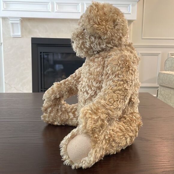 Large Jointed Cream Teddy Bear Excellent Condition 22” Tall Enormous Rare Vintag - Picture 4 of 6